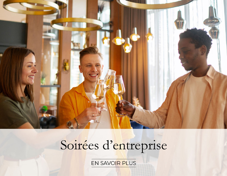 Collaborateurs lors d’une soirée d’entreprise conviviale