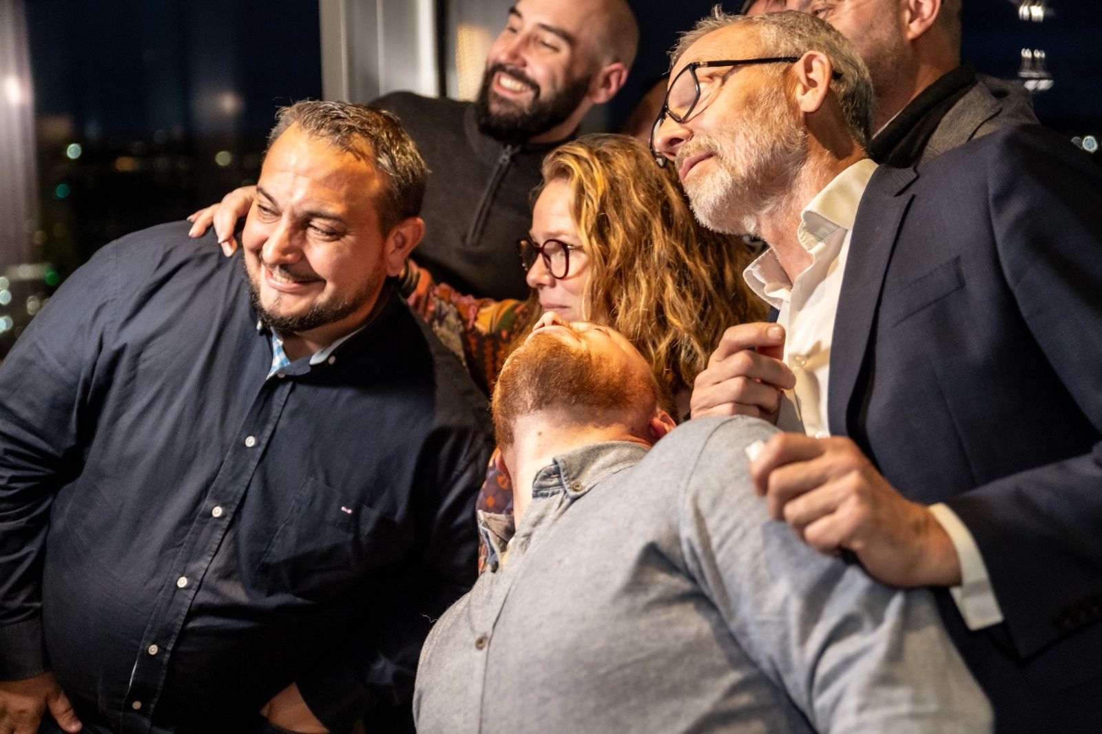 Collaborateurs et invités réunis pendant la soirée des 50 ans d’Air Climat